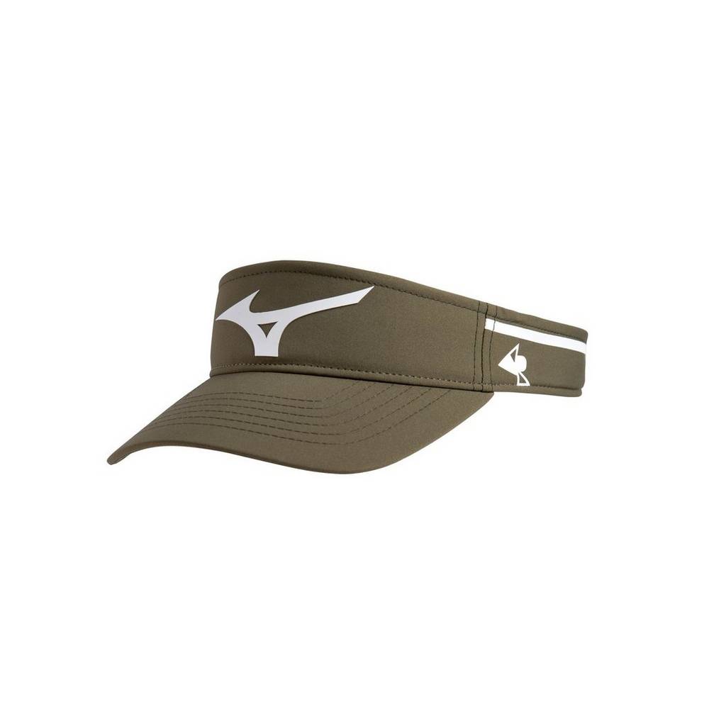 Mizuno Men's April Ross Visor Olive/White (440723-NCJ)